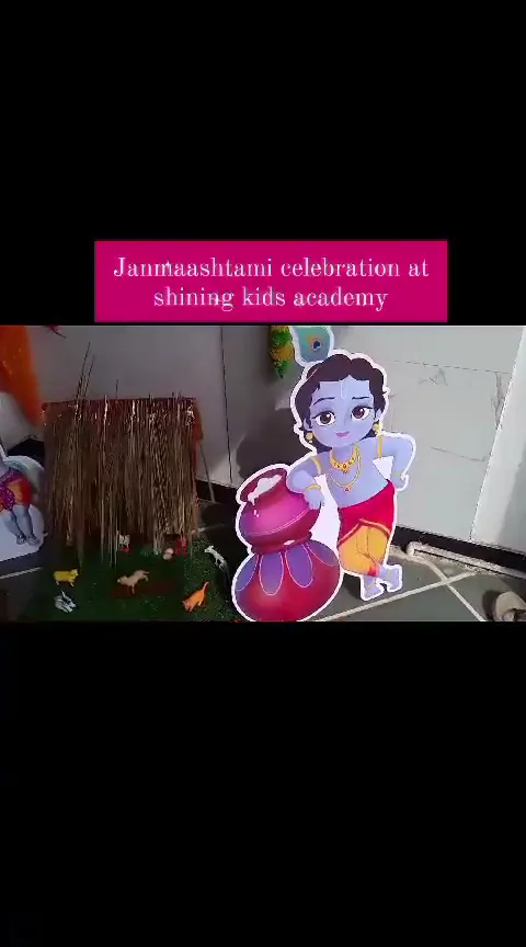 Janmashtami celebration at Shining Kids Academy