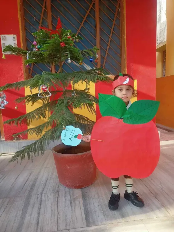 Our shiny red apple